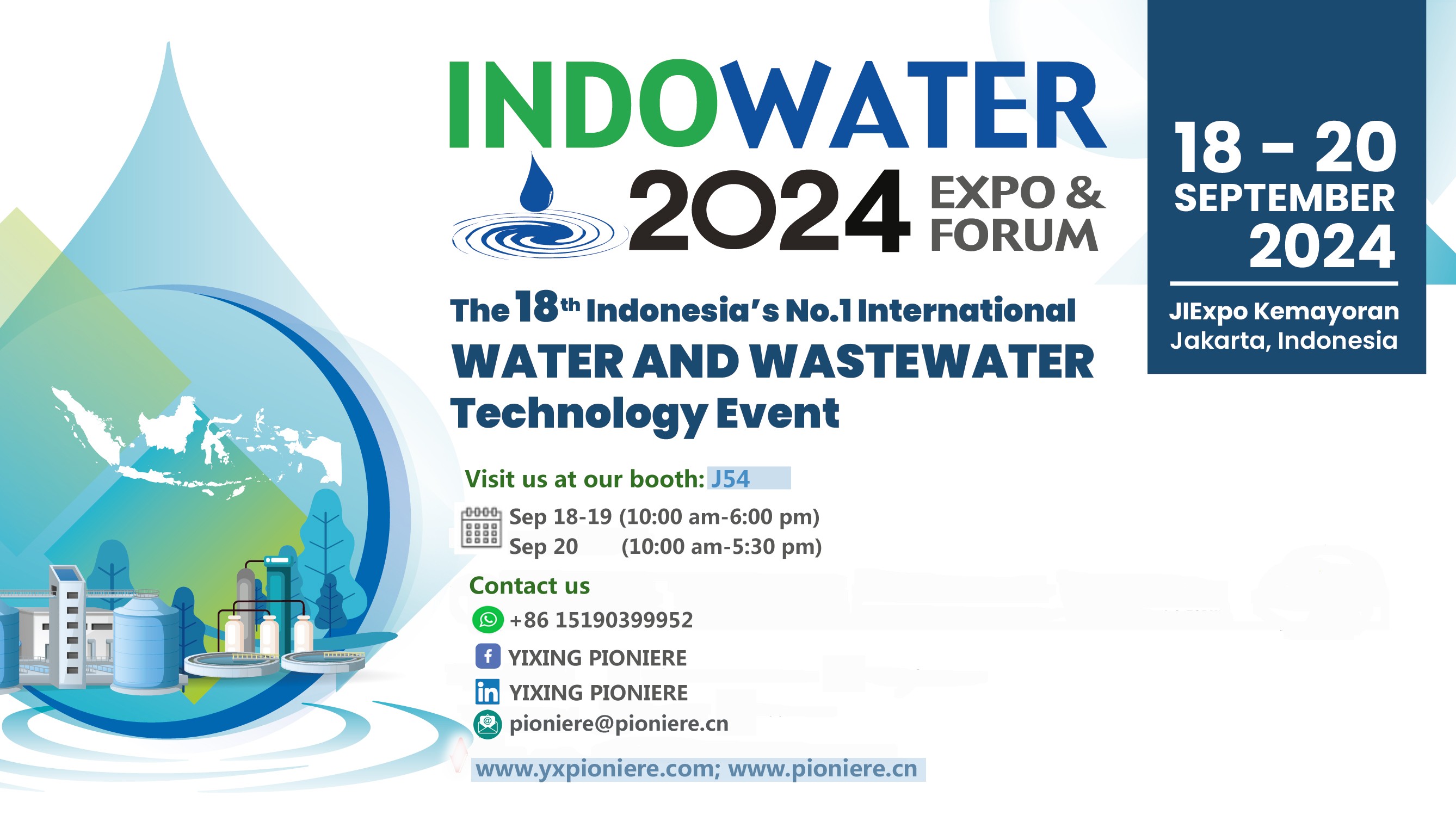 Join Us at Indowater 2024: Explore Innovative Water Solutions at Booth J54!